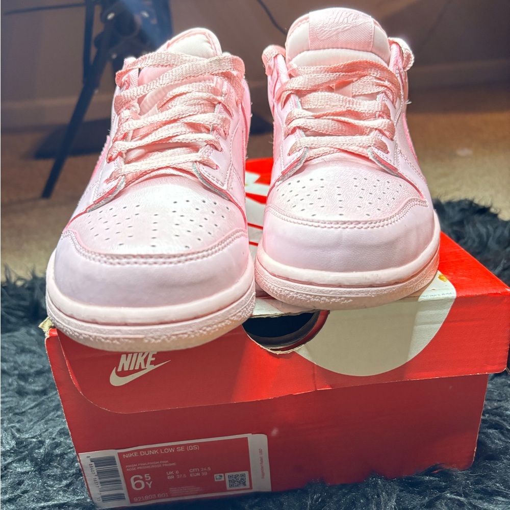 Dunk Low SE GS 'Prism Pink' Boys Size 6.5